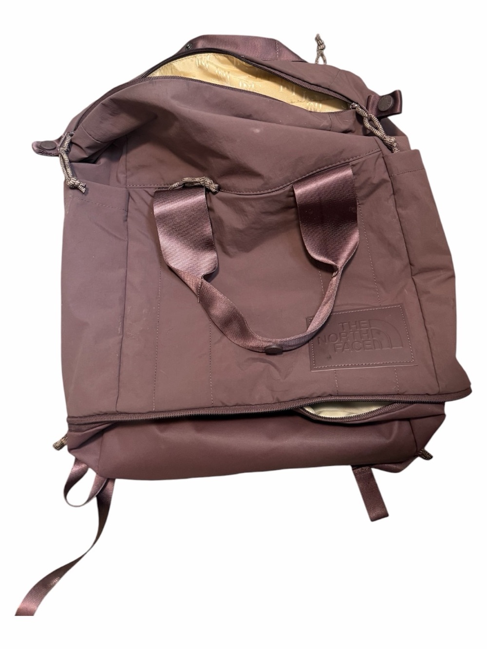 The North Face Men's Mauve/Brown Convertible Tote Backpack